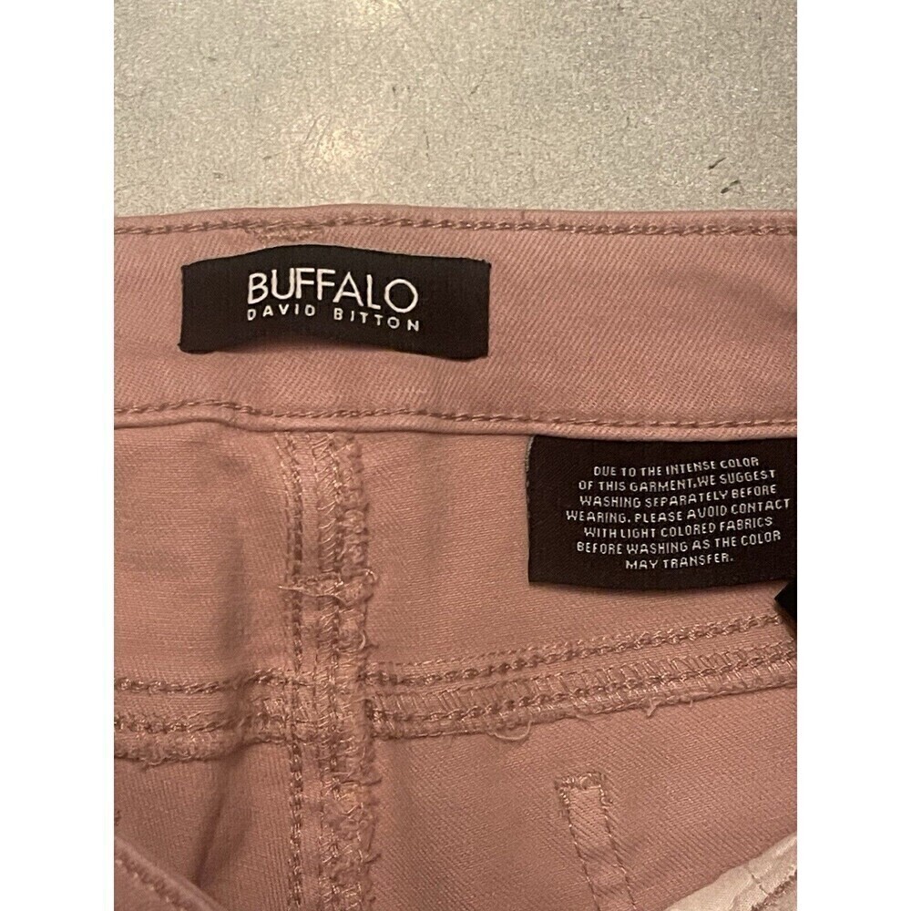 Buffalo David Bitton Aubrey Women's Size 8 w29 Dusty Pink Denim Ankle Grazer - Picture 3 of 8